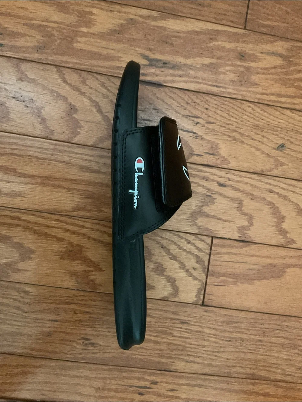 Champion Black Slides with Logo - Brand New - Unisex